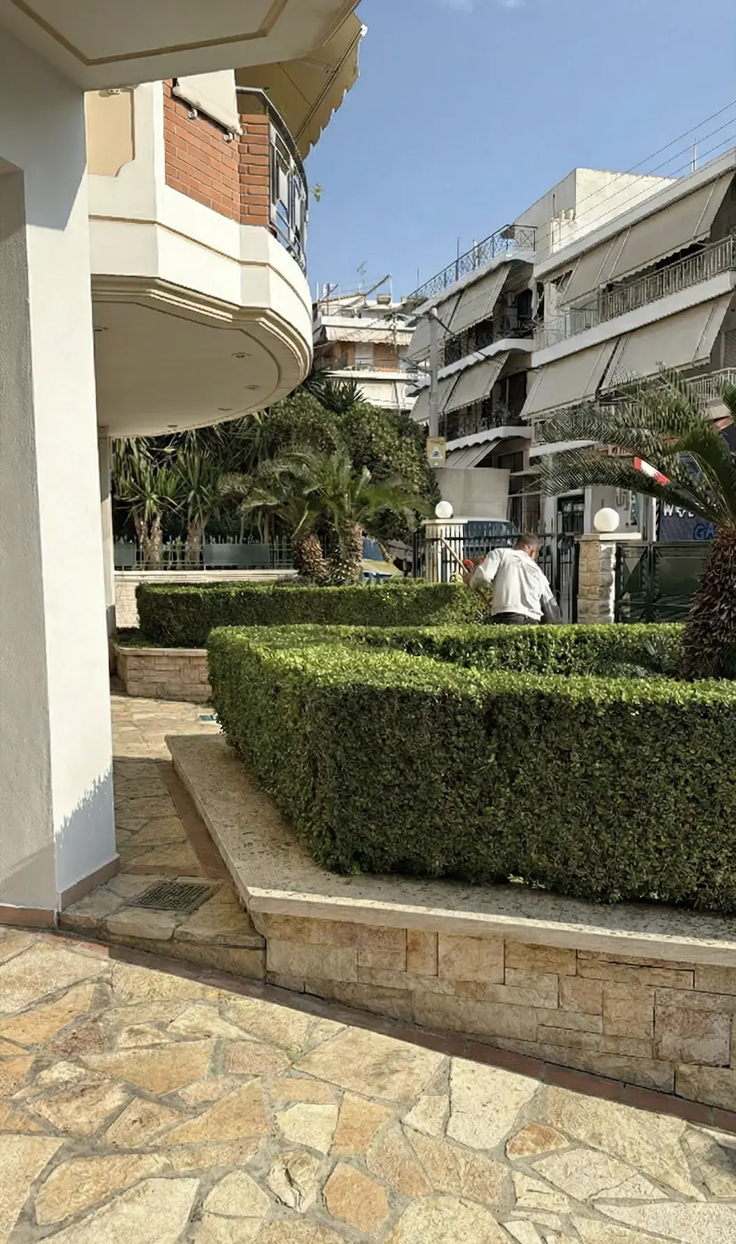 Γεωμετρικός κήπος εισόδου